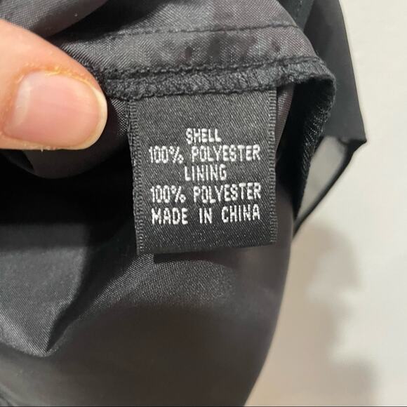 Adrianna Papell Black Ruffled Layered Mini Formal Dress Womens XS Cocktail Party - Picture 6 of 6